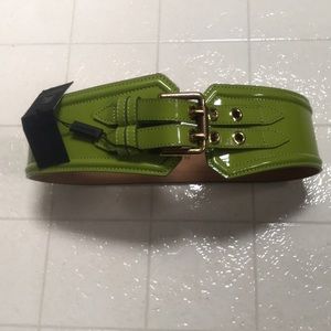 Burberry Tulsa Lime Green Belt